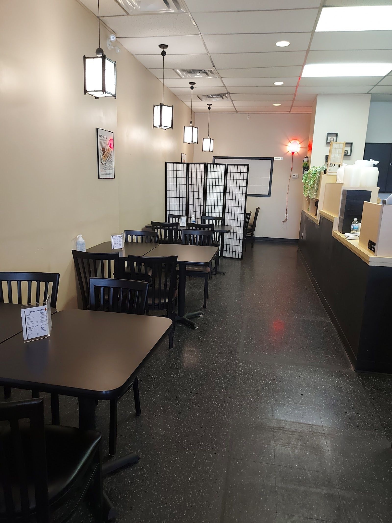 Guests dining at a busy restaurant