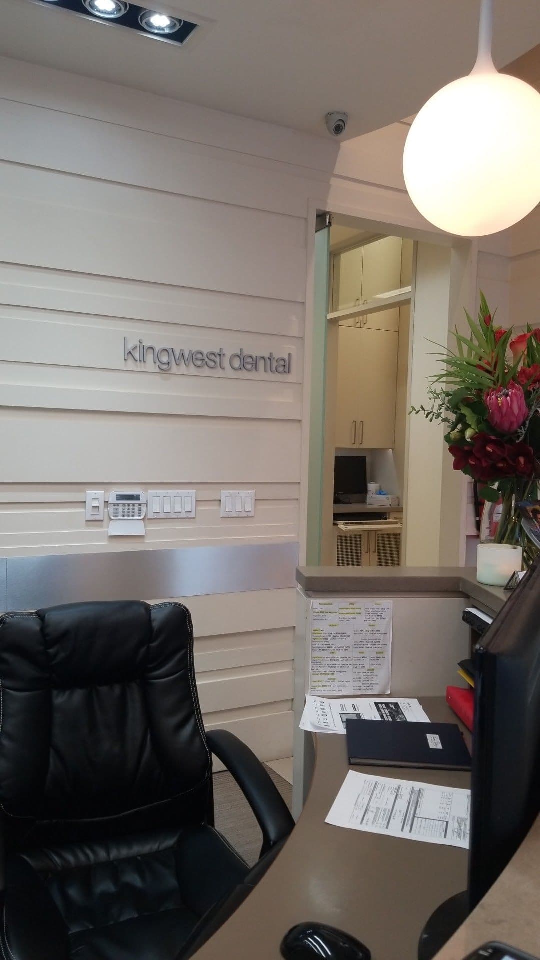 Another patient photo from a Google review at Kingwest Dental