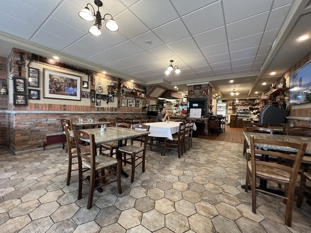 Guests dining at a busy restaurant