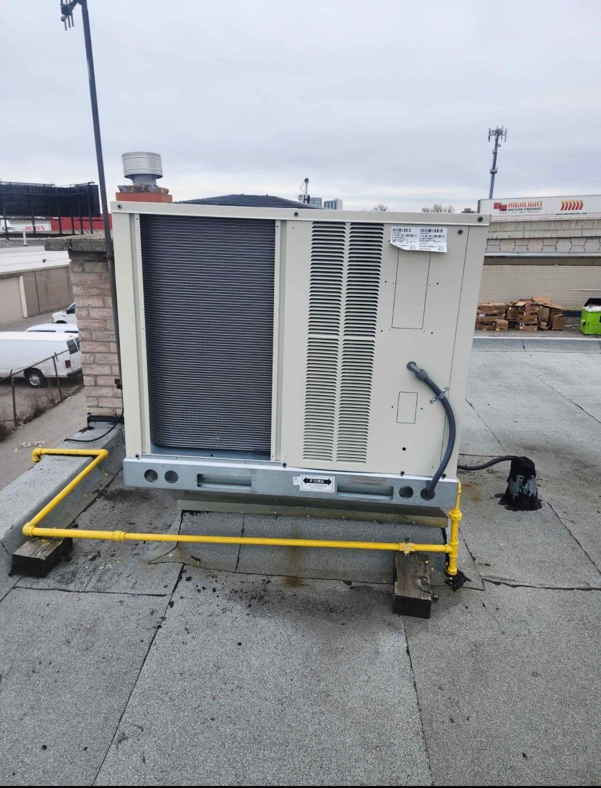 Another customer photo from a Google review at Rapid HVAC Solutions North York