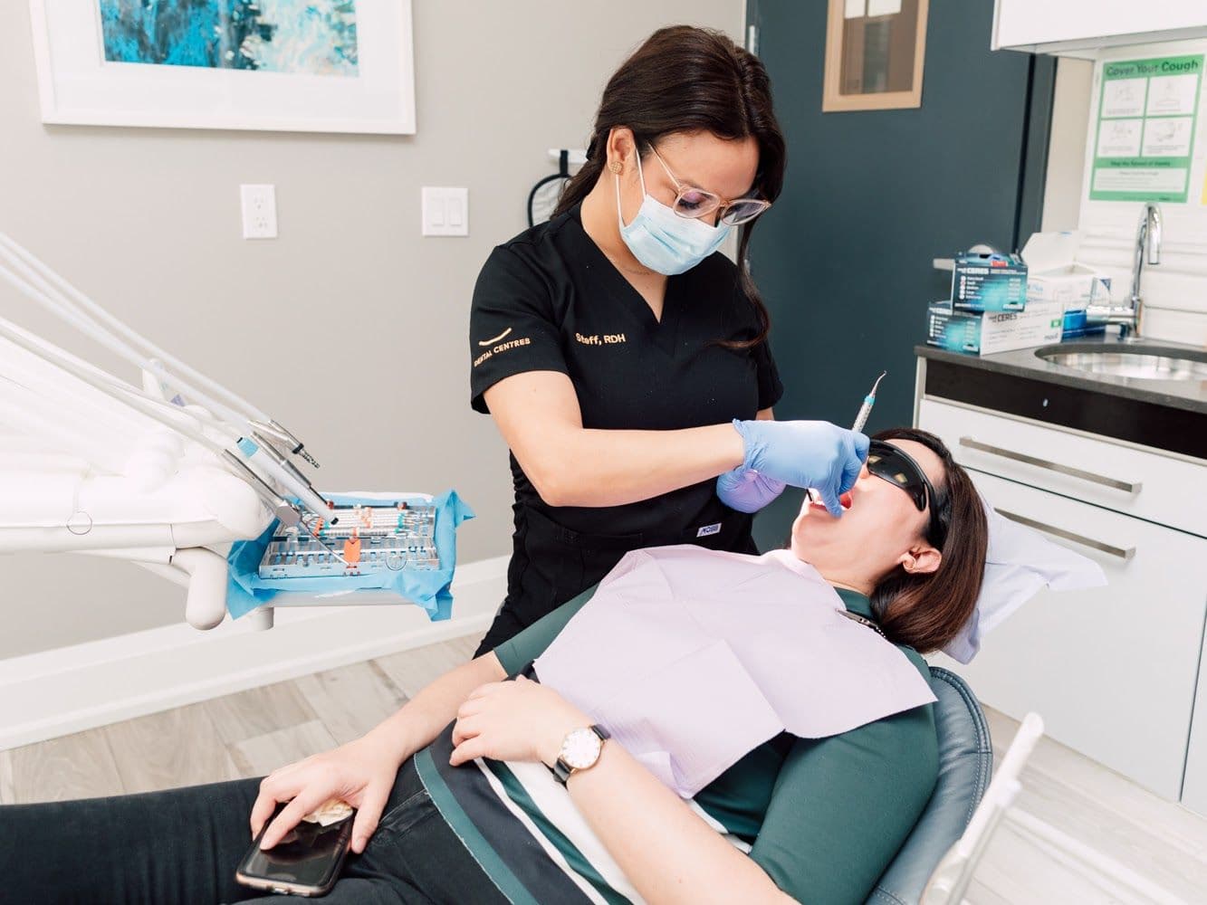 Patient photo from a Google review at Harbour Dental Centre